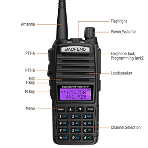 Baofeng UV-82 5W công suất cao xách tay gmrs Walkie-Talkie Analog hai chiều <span class=keywords><strong>VHF</strong></span> UHF đài phát thanh với 10km nói chuyện Phạm vi thông tin liên lạc an ninh - Product Image 5