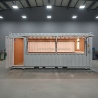 Conteneur mobile pour café - Bar préfabriqué en conteneur maritime à vendre |   Maison préfabriquée portable exportée vers l'Europe et les États-Unis
