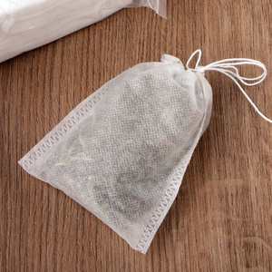 Bolsitas de Té Desechables Personalizadas Baratas, Bolsas de Filtro de Grado Alimenticio, Bolsas de Filtro de Té de Tela No Tejida con Cordón - Product Image 2