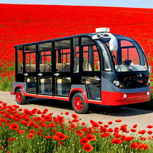ZOWN Autobús Turístico Eléctrico Ecológico de 14 Asientos, Vehículo de Baja Velocidad para Recorridos en Villas, Comunidades y Atracciones, 2 Años de Garantía - Product Image 1