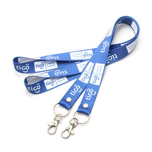 Cordón de poliéster personalizado Lebei con gancho de sublimación serigrafía correa para el cuello teléfono y titular de la tarjeta de identificación llavero - Product Image 2
