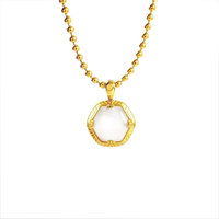 Colliers pendentifs raffinés en argent sterling 925 plaqué or 18 carats avec nacre blanche, bijoux vintage en gros pour femmes