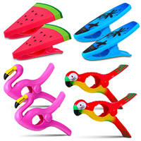 Wholesale Plastic Flamingo Parrot Towel Holder Clips for <strong>Beach</strong> Pool Home-Quilt <strong>Blanket</strong> <strong>Beach</strong> Chair Clips