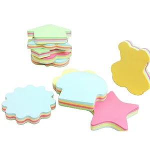 Durable And High Quality Kawaii 3d Sticky Note Pad Vellum custom die cut sticky notes