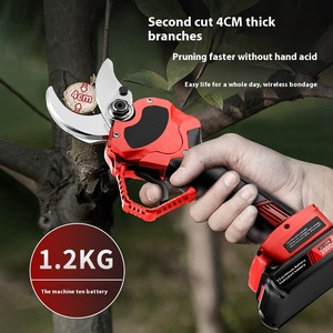 Chuyên nghiệp 21V không dây điện cắt tỉa Shears 30 mét dụng cụ làm vườn với Lithium-Ion pin Scissor Cutter & Kéo cắt - Product Image 3