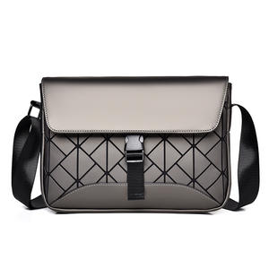 Nuevo bolso cruzado de cuadros de diamantes para hombres y mujeres, bolso cruzado de PU, bolso de pecho, <span class=keywords><strong>marea</strong></span> - Product Image 5