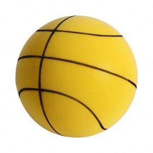 Ballon de basketball silencieux en mousse haute densité et à faible bruit pour entraînement en intérieur, prise facile, très élastique, idéal pour l'entraînement et les jeux. - Product Image 2