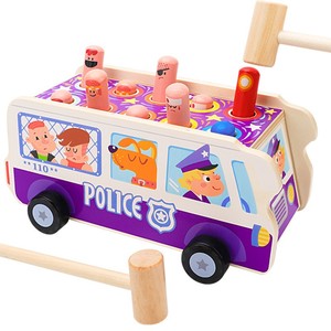 Jeu de xylophone en bois pour tout-petits, centre d'activités éducatives sensorielles avec marteau, pour les 2-7 ans - Product Image 2