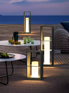 Lampe solaire d'extérieur étanche IP65 en acier pour éclairage paysager, à piles, pour jardin et pelouse, vente en gros - Product Image 5