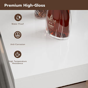 Meuble sur mesure Table basse blanche moderne de luxe <span class=keywords><strong>Tables</strong></span> en acrylique Table basse TV de salon avec tiroirs - Product Image 5