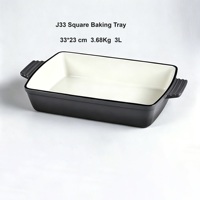 Ensemble de batterie de cuisine antiadhésive 5 pièces, compatible four, casseroles et poêles en fonte pour cuisinières à induction et à gaz