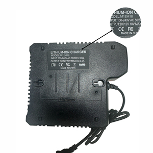 Chargeur rapide de remplacement OEM ODM 18V pour les batteries au lithium de la série MilWaukes M 12 M18, compatible avec Milwaukee - Product Image 5