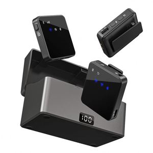 Streaming <b>Microphone</b> - <b>bluetooth</b> Accompaniment, Live Pk, Auto-peak Detection, <b>Wireless</b> Lavalier <b>Microphone</b> with Quick Charge - Product Image 2