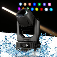 Projecteur extérieur étanche 380W, 14 couleurs + blanc, bidirectionnel, à vitesse variable, arc-en-ciel, DMX512, montable en suspension, angle de faisceau 1.9 ° -3 °
