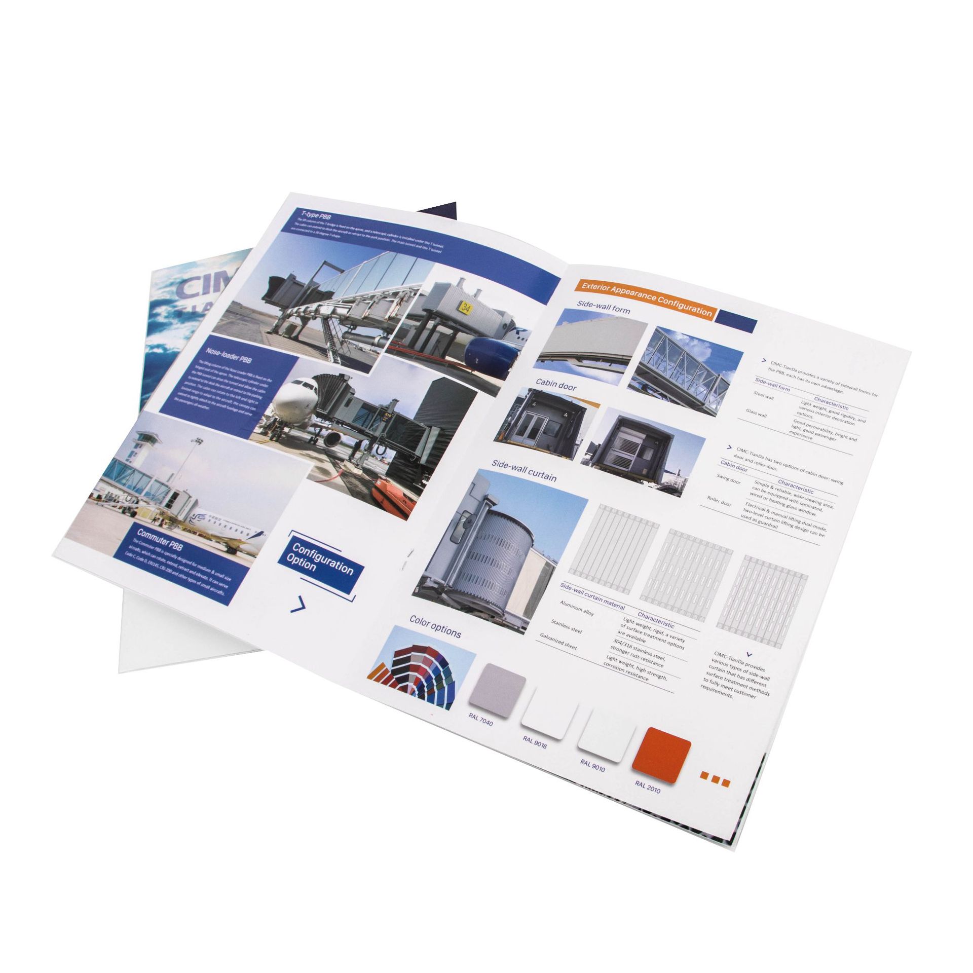 Wholesale 4C color product catalogue printing advertising garment catalogues and brochures