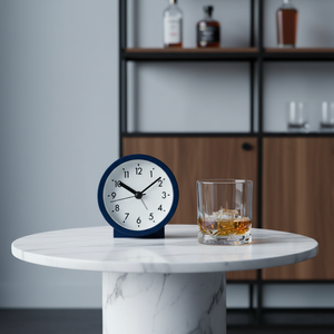 Nouvelle <span class=keywords><strong>Horloge</strong></span> de Bureau à Aiguilles 2026, Mini Mécanisme Silencieux Rond Minimaliste, Réveil avec Fonction Snooze, Mouvement à Ondes de Quartz, Idéale pour la Rentrée Scolaire et les Enfants - Product Image 2