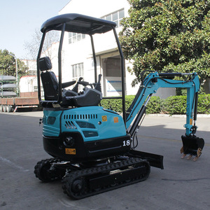 Mini-excavatrice sur chenilles Ez 18, moteur bleu, pour la rénovation des pelouses et la manutention de matériaux - Product Image 3