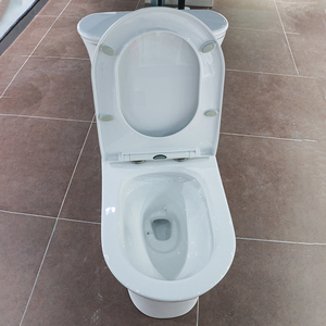 Inodoro S-Trap sifónico de cerámica blanca de diseño moderno, inodoro montado en el suelo, doble descarga, armario de baño de una pieza, <span class=keywords><strong>WC</strong></span> de porcelana esmaltada - Product Image 5