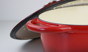 Casserole en fonte émaillée de forme ovale, très vendue, couleur, marmite, ustensiles de cuisine - Product Image 5