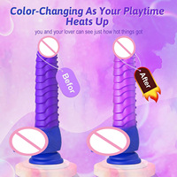 Godes monstres réalistes en silicone télécommandés de 8.7 pouces Stimulation anale du point G Gode de poussée Vibrateur pour femmes couples
