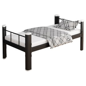 Meubles de chambre à coucher pour adulte, cadre métallique Extra <span class=keywords><strong>confortable</strong></span>, nouveau Design, lit métallique, bon marché - Product Image 2