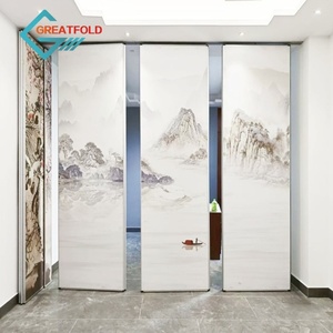 Hiện Đại Cách Âm Di Chuyển Phân Vùng Tường Nhôm Khung Có Thể Tháo Rời Tường Trượt Phòng Chia Có Thể Gập Lại Cho Phòng Tập Thể Dục Khách Sạn Phòng Tiệc - Product Image 3