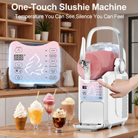 Machine à glace molle professionnelle 2,6 L, machine à slush multifonctionnelle avec 6 modes prédéfinis pour glaces et margaritas