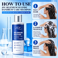Shampooing antipelliculaire au sulfure de sélénium de marque privée, formule ciblée pour le nettoyage du cuir chevelu et la routine de soin capillaire rafraîchissante 200 ml