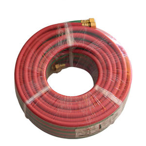 Kit de torche de soudage et de découpe bicolore de 4,5 mètres avec connecteurs en laiton 9/16 pour tuyaux d'oxygène et d'acétylène - Product Image 2