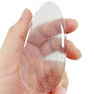 Outil de manucure en verre nano ovale avec lime à pieds en plastique et ensemble de râpes pour éliminer les callosités et les peaux mortes - Product Image 1