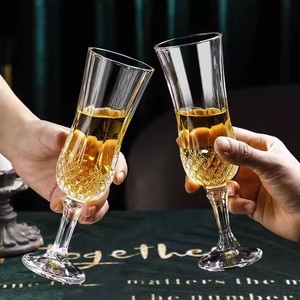 Rétro Diamant Forme Cristal Clair Verrerie Flûtes Gobelets Verres À Vin Blanc Verre À Vin Tasse pour Vin Rouge Champagne Brandy Shot - Product Image 6
