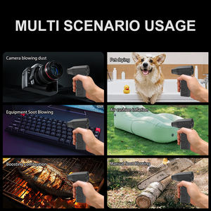 منفاخ هواء توربو نفاث محمول 75 واط، 105000 دورة في الدقيقة - منفاخ هواء قابل لإعادة الشحن للشواء وشعر الحيوانات الأليفة والمنتجات القابلة للنفخ - Product Image 2