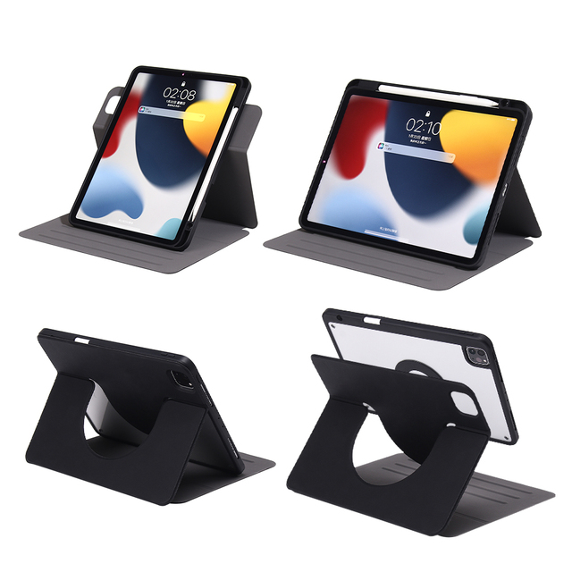 YQ Portable PU Leather Slim Fashionable Tablet Case with Soft Cover Mobile Keyboard for Pro 11 10.9 11-Magnetic Stand Auto-Sleep