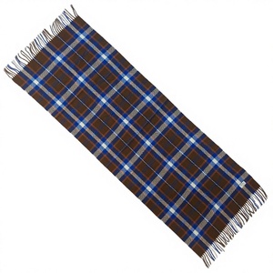 Wholesale Modern Geometric Line Plaid Scarf Cashmere Feel Winter Warm Checkered <b>Shawl</b> with Tassel Soft Fringe <b>Wrap</b> for Women - Product Image 4