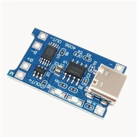 10 pièces/lot, batterie au lithium 18650 5V 1A, interface USB Mirco TYPE-C, module de charge TP4056