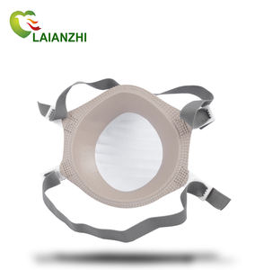 LAIANZHI KP39210 عالية الجودة الأبيض كوب شكل FFP3 مكافحة الغبار مريحة قناع للوجه يستخدم مرة واحدة ل الكبار عقال سعر المصنع - Product Image 3