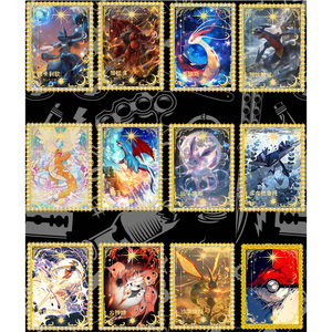 Cartes Métalliques PY, Cartes <span class=keywords><strong>Poki</strong></span>, Fournisseur en Gros, Collection Pika-chuu de Haute Qualité, Fan Art, Jeu de Société Personnalisé, Boîte Mystère Limitée, Comic - Product Image 3