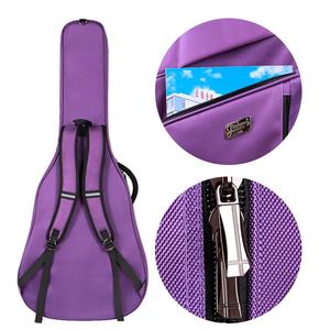 Sac de guitare rétro épais personnalisé pour l'été, 41/42 pouces, ABS, sac à dos pour guitare classique, piano, sac de concert, sac pour instrument de musique folk - Product Image 4