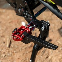 Support d'extension de repose-pieds en alliage d'aluminium de haute qualité, accessoire de rétrofit pour motos SURRON S/X
