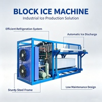 Direct Cooling Block IJsmachine Automatische Ontvorming Lucht-Waterkoeling voor IJsfabriek Visserijconservering Bouw
