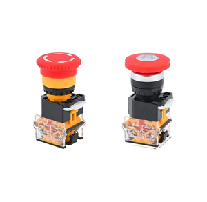 Interrupteur d'arrêt d'urgence YHBS-38-22R 10A, diamètre du trou 22 mm, livraison non incluse - Product Image 4