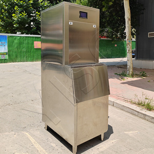 Machine à glaçons professionnelle YISO entièrement automatique avec trancheuse à glace en coquille pour la transformation des fruits de mer et de la viande - Product Image 1