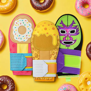 Manopla de Béisbol Deslizante de Neopreno con Diseño Divertido y Personalizado de Helado para Jóvenes, Mano Derecha e Izquierda - Product Image 2