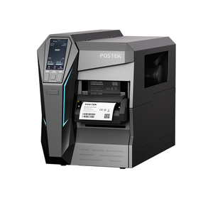 طابعة ملصقات حرارية صناعية POSTEK OX Series بدقة 203 نقطة في البوصة للملصقات فائقة الصغر مع قاطع عالي السرعة A400P - Product Image 1