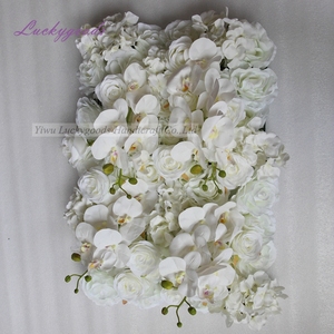 Guirnalda Floral Artificial para Escenario de Boda LFB1372, Arreglo Floral de Boda Hecho a Mano en Blanco y <span class=keywords><strong>Rosa</strong></span>, Largo para Decoración de Mesa - Product Image 6