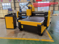 Couleur bleue CNC routeur 1325 sculpture éléphant DSP Cnc 4 axes bois CNC routeur 4d Machine 4kw bois fendage Machine routeur