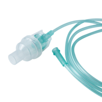 Kit de masque à oxygène Venturi en PVC de qualité médicale, fabriqué en usine, avec pince nasale réglable, certifié CE, classe II, sans latex, désinfection EOS