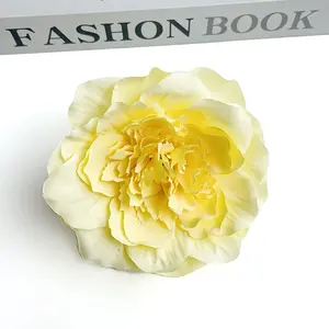 Vente en gros de nouvelles têtes de fleurs de pivoine en soie pour la décoration de gâteaux, fleurs artificielles bon marché - Product Image 6