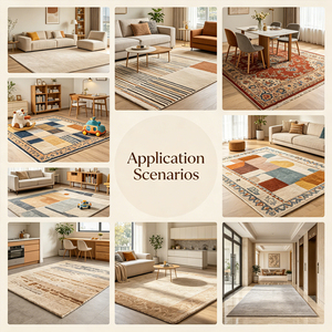 Tapis en laine grise HJ, forme organique artistique moderne, fait main, design fluide texturé 3D, pour la décoration contemporaine du salon - Product Image 6
