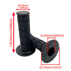 Doux Confortable 22mm <span class=keywords><strong>Moto</strong></span> Guidon <span class=keywords><strong>Poignée</strong></span> <span class=keywords><strong>De</strong></span> <span class=keywords><strong>Frein</strong></span> En Caoutchouc pour Pit Dirt Bike Scooter Motocross Pièces <span class=keywords><strong>De</strong></span> Rechange - Product Image 3